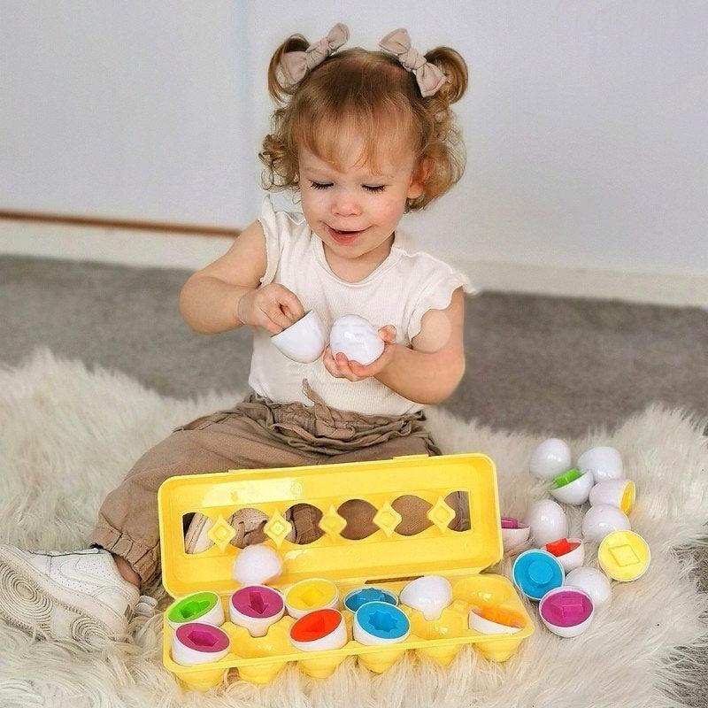 Montessori Geometric Eggs